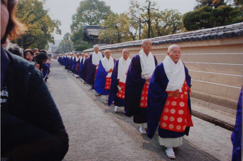 名誉住職後七日御修法に定額僧として奉修
